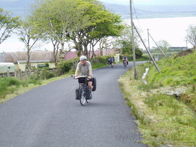 Ierland2005 037 - Bij Greencastle gaan we heuvelop